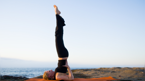 Sarvangasana (shoulder stand)