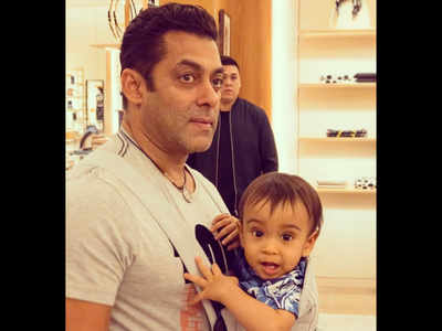 Watch: Salman Khan matches step with Donald Duck at nephew Ahil’s third birthday bash