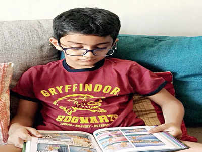 7-year-old book-lover is all about sharing