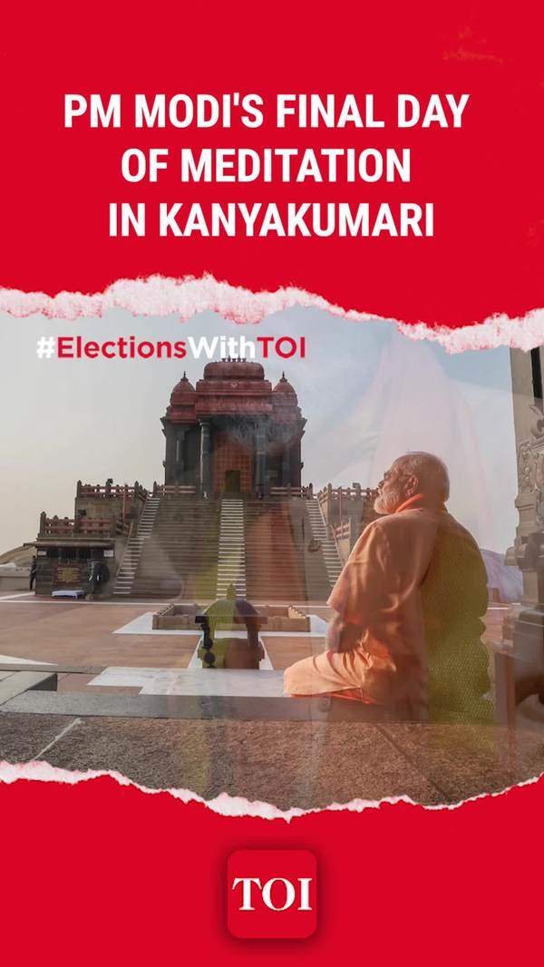 Modi's Last Day Of Meditation In Kanyakumari As Exit Polls Near