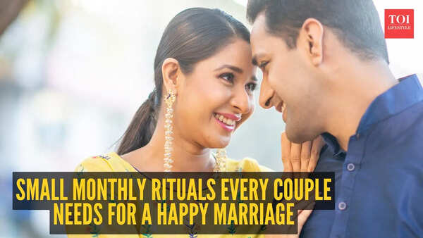 5 small monthly rituals every couple needs for a happy, lasting marriage