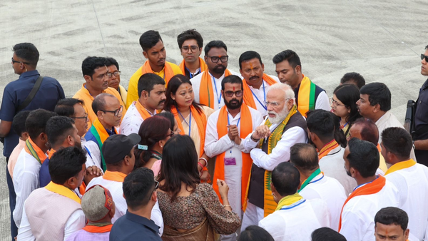'Mood favouring the BJP': PM Modi after interacting with party workers in West Bengal, takes jab at TMC