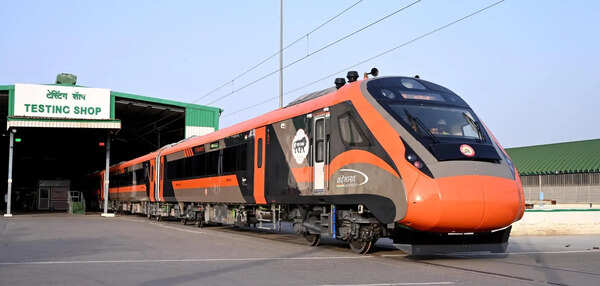 MCF Raebareli unveils its first Vande Bharat trainset, sends it for trials