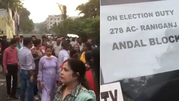 'All officers of TMC': BJP alleges irregularities after phone found in envelope near Asansol College strong room; chaos erupts