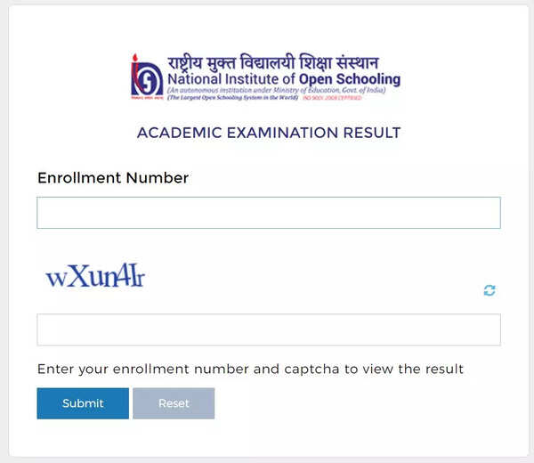 Nios board 10th 12th exam time table results admit card syllabus