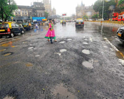 For BMC, potholes equal to one bad patch