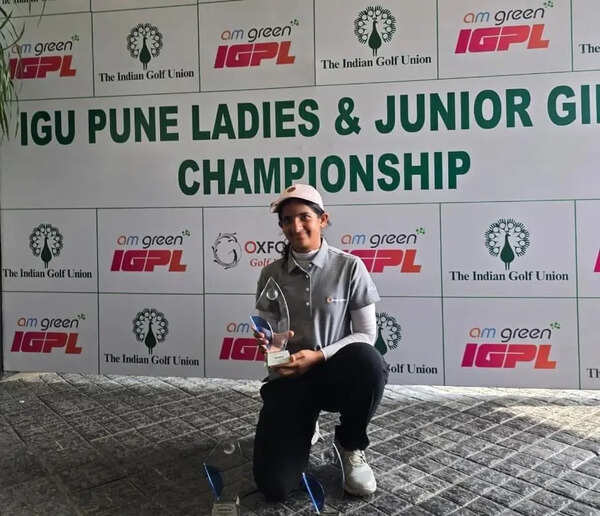Rajasthan golfer Ojaswini Saraswat claims 12th national title, wins three trophies at IGU Pune Championship