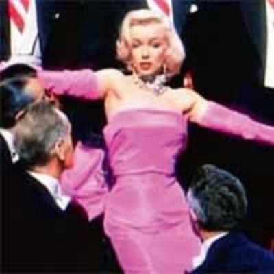 Monroe's iconic strapless pink gown to go on sale