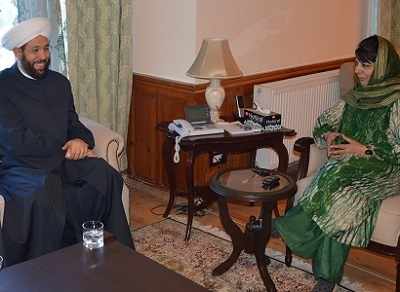 Grand Mufti of Syria calls Mehbooba Mufti a role model for the Muslim world
