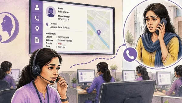 What happens after a woman makes that helpline call