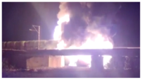 Watch: 3 coaches of goods train catch fire in Andhra Pradesh 