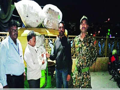 BBMP marshals take action against illegal waste disposal
