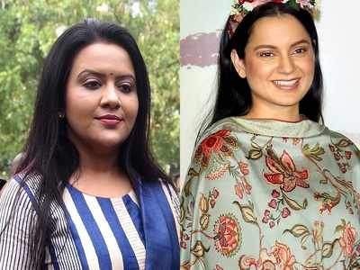 Amruta Fadnavis on Shiv Sena protest against Kangana Ranaut: Beating posters of critics with chappals is a new low