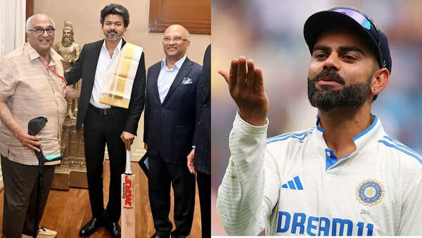 Tamil Nadu CM Vijay receives special Virat Kohli gift, photo goes viral
