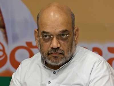 Amit Shah in Hyderabad: BJP national president has no time to speak, leaves party workers fuming