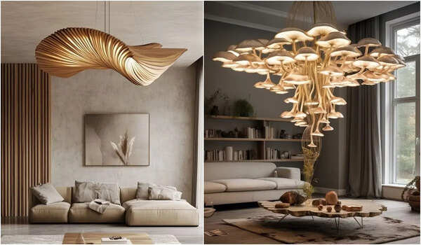 Chandeliers shift from sparkle to art