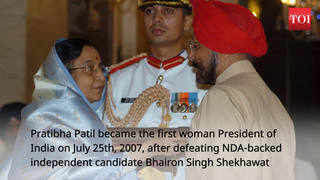 On this day, Pratibha Patil sworn in as India’s first woman president in 2007