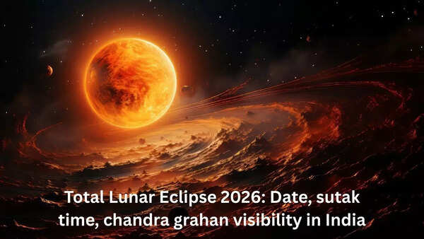 Total Lunar Eclipse 2026: Date, sutak time, chandra grahan visibility in India and other countries