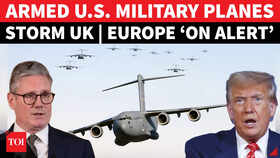 Heavily Armed US Aircraft Land In UK; 11 Globemasters, 2 Ghostriders Roar | Watch
