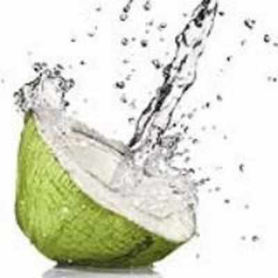 Coconut water makes an excellent sports drink