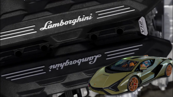 Lamborghini's crazy 1,000 hp V12 Hybrid engine details explained
