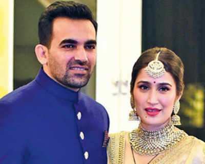 Zaheer Khan and Sagarika Ghatge's wedding reception