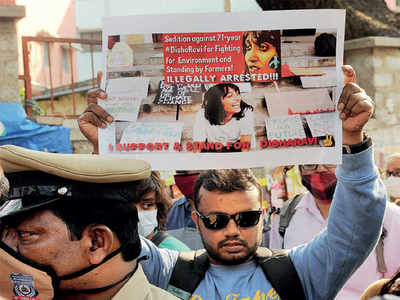 Disha’s arrest: Lawyers call it illegal, Delhi Police allege Khalistani link