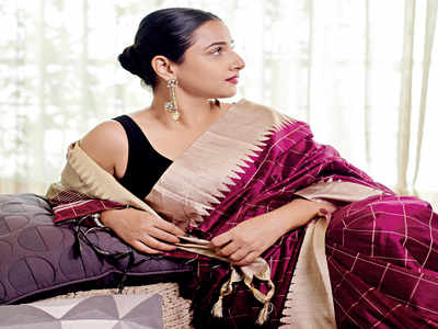 Vidya Balan is a vision in silk