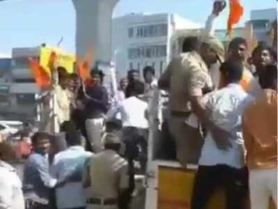 Bajrang Dal activists perform wedding of young lovers in Hyderabad