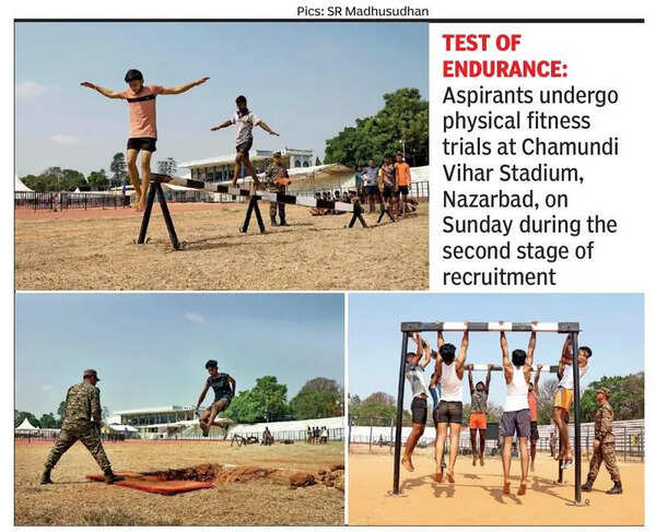 Agniveer selection rally begins in Mysuru with 9-day screening process