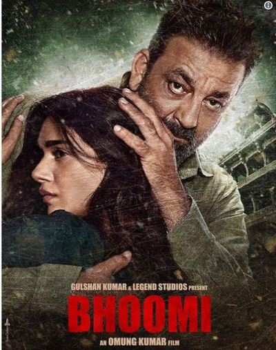 Bhoomi second poster: Sanjay Dutt vows to protect Aditi Rao Hydari at any cost