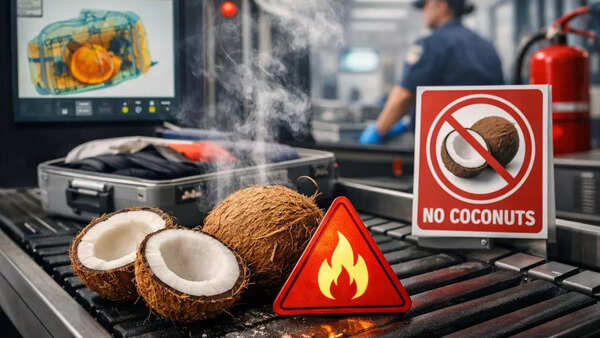 Why coconuts are not allowed on flights and the surprising reason behind it