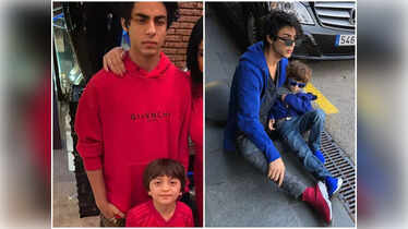 Shah Rukh Khan's Sons Aryan Khan And Abram: These adorable moments ...