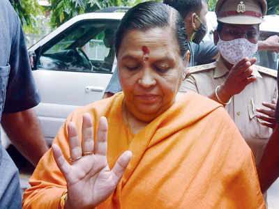 Babri demolition trial: Uma Bharti appears in court, says Cong framed her