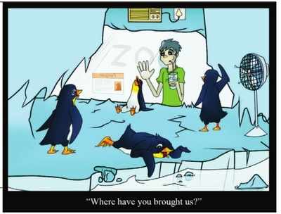 Story behind the sketch: Plight of penguins