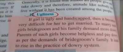Maharashtra’s HSC sociology textbook claims ugliness is a reason for dowry