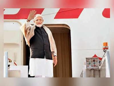 Modi embarks on 4-day West Asia visit