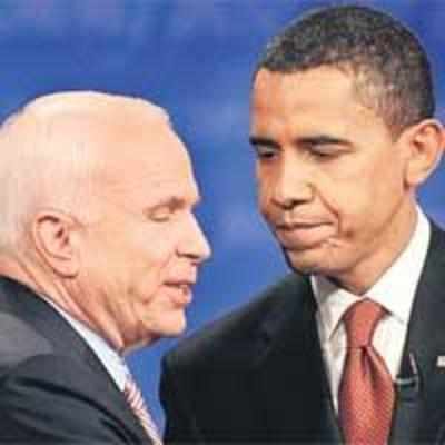 Obama, McCain slug it out in first presidential debate on TV