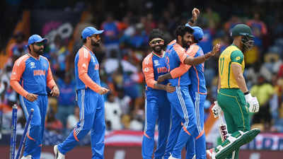T20 World Cup Final Live Score, IND vs SA Match Today: India beat South  Africa in final for second T20 World Cup title - The Times of India