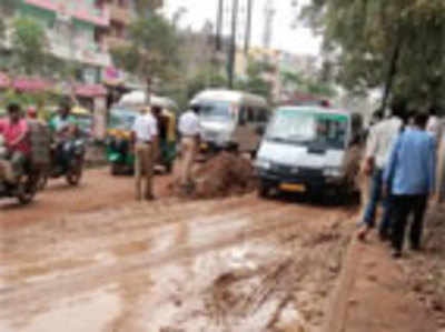 Crippling traffic post downpour fires tempers in tech offices on Monday
