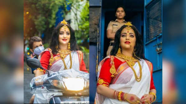​Ratris Khel Chale fame Apurva Nemlekar pays a tribute to women through her Navratri special photoshoot; take a look