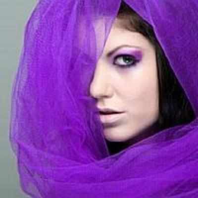 Deep purple is the colour, say fashion gods