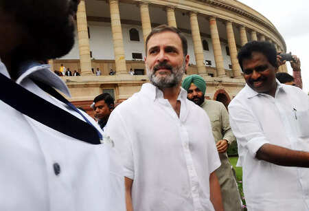 Happy day for Congress in Parliament: Rahul Gandhi&rsquo;s disqualification revoked in Lok Sabha, Rajni Patil&rsquo;s suspension repealed in Rajya Sabha