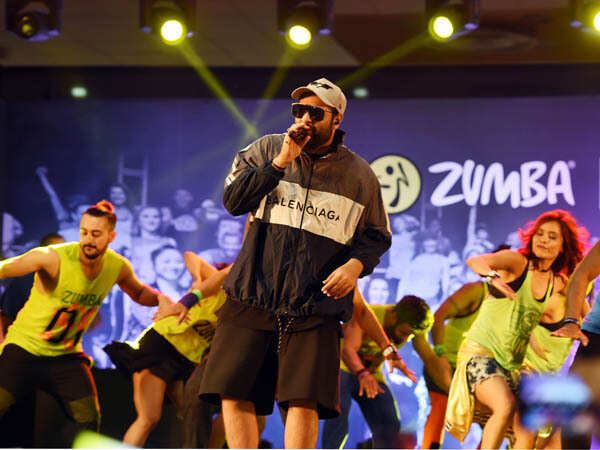 Badshah, Aastha Gill rock Zumba session in Greater Noida