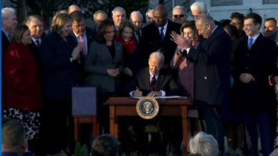 US News Live: President Joe Biden signs $1.2 tn infrastructure bill into law