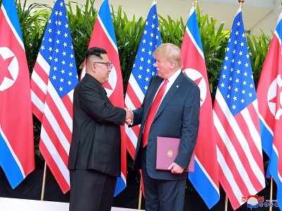 US President Donald Trump: Summit with Kim Jong-un takes world 'a big step back from potential nuclear catastrophe'