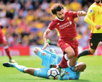 Watford strike late to hold Liverpool to thrilling 3-3 draw