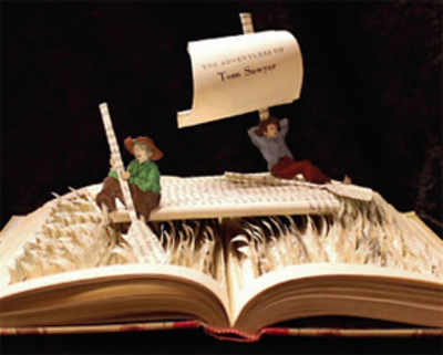 Artist breathes new life into old books