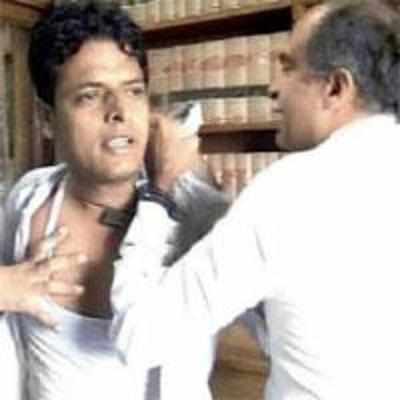 Bhushan thrashed for having an opinon