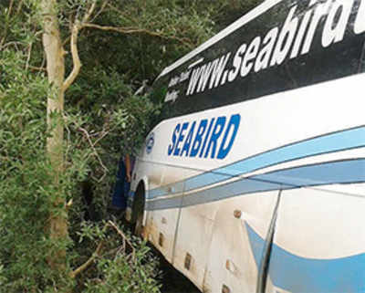 ‘Miffed’ driver loses control of bus, passengers unhurt